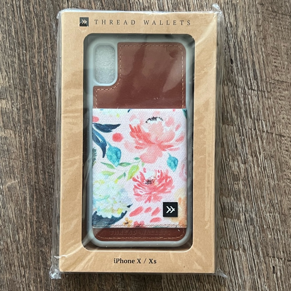 BRAND NEW Thread Wallets IPhone X phone case with wallet